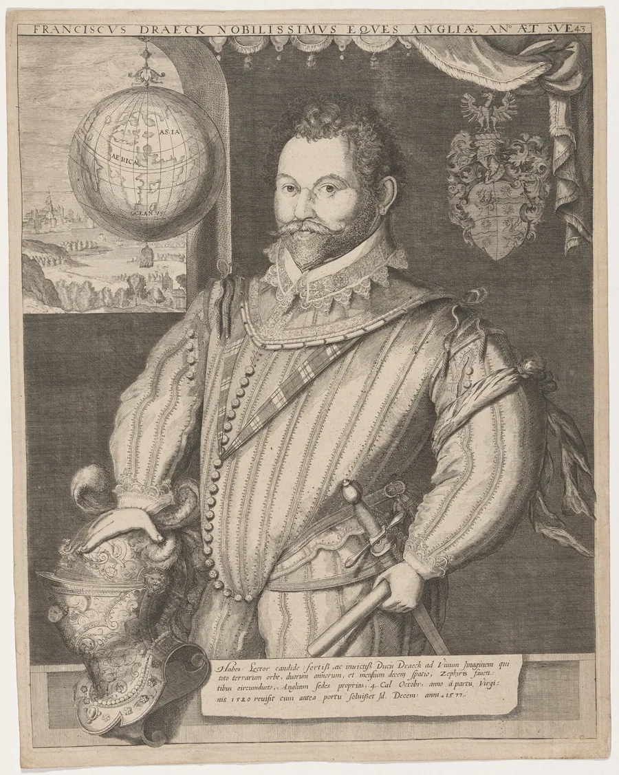 Sir Francis Drake by Jodocus Hondius I