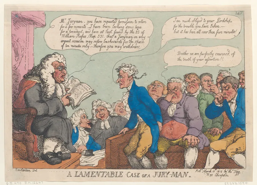 A Lamentable Case of a Jury-Man by Thomas Tegg