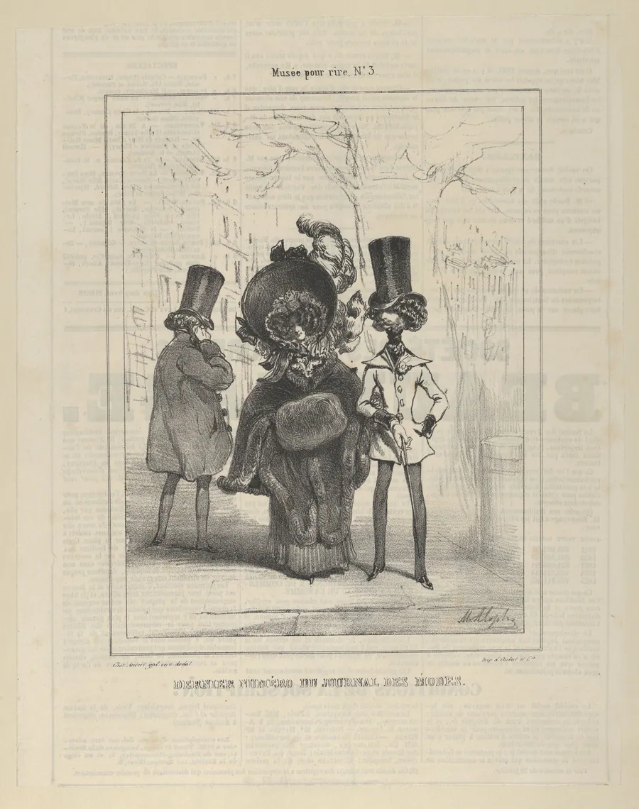 Musée pour rire no 3, dernier numéro du journal des modes by Marie-Alexandre Alophe