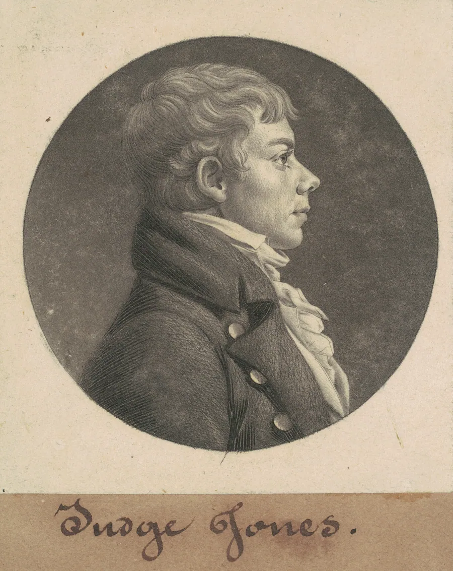 Walter Jones by Charles B. J. Févret de Saint-Mémin