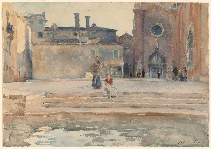 Campo dei Frari, Venice by John Singer Sargent