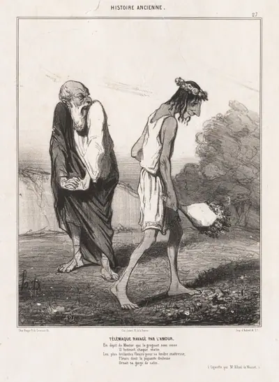Telemachus Ravaged by Love