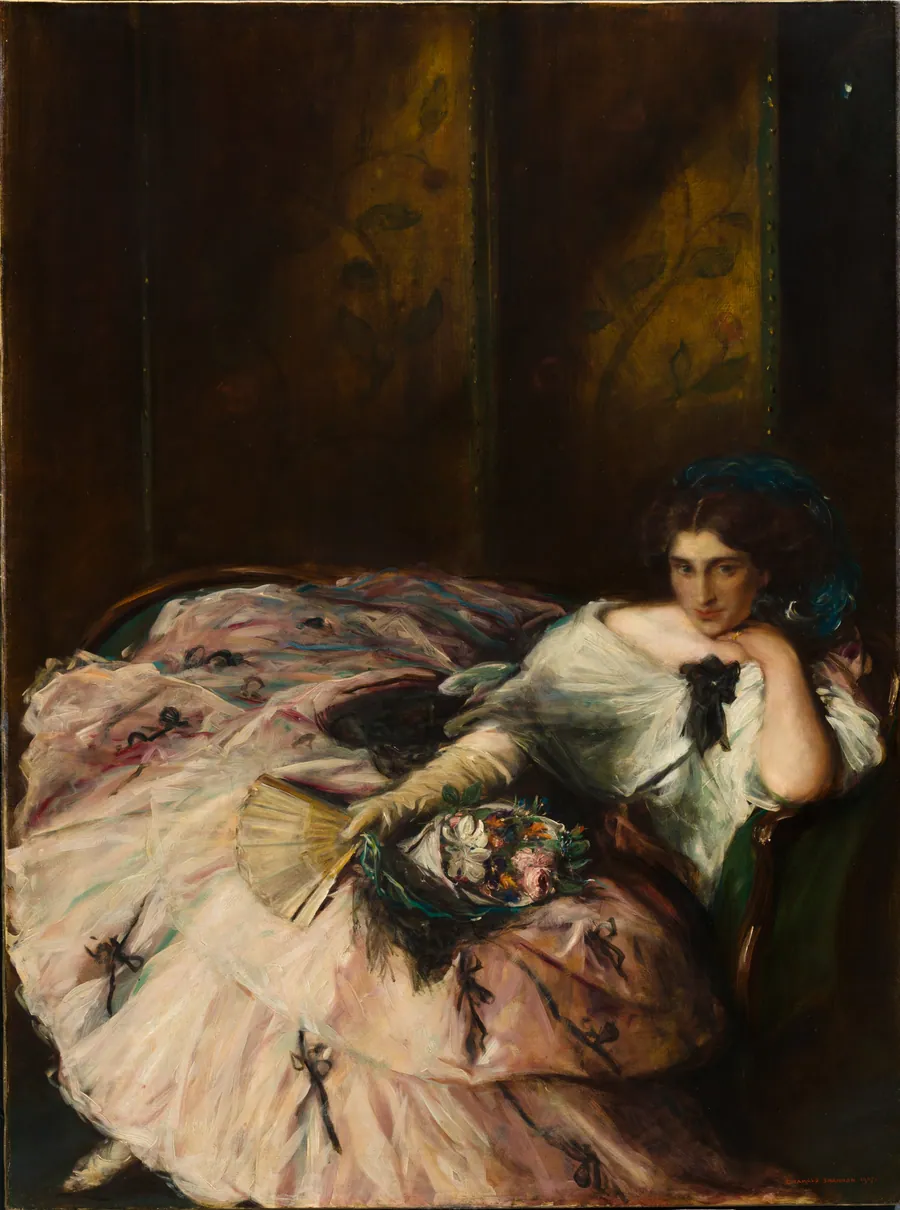 Souvenir of an "International Ball" (Portrait of Miss Kathleen Bruce) by Charles Hasslewood Shannon