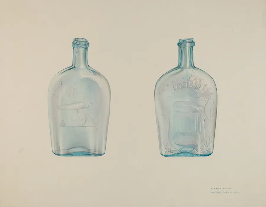 Whiskey Bottle by Lorraine S. Makimson