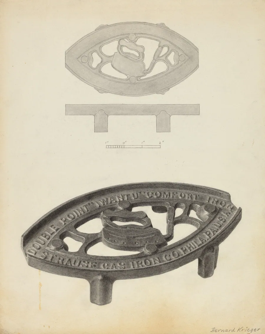 Flat Iron Holder by Bernard Krieger