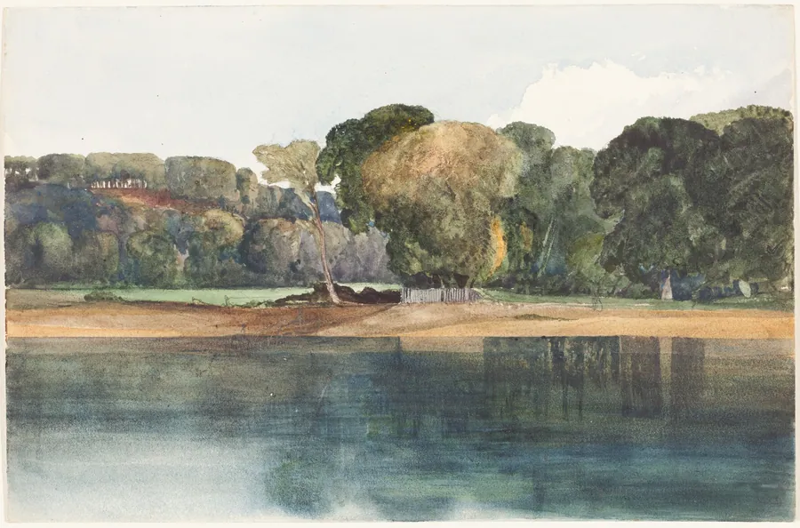 Landscape with Trees and Water by James Bulwer