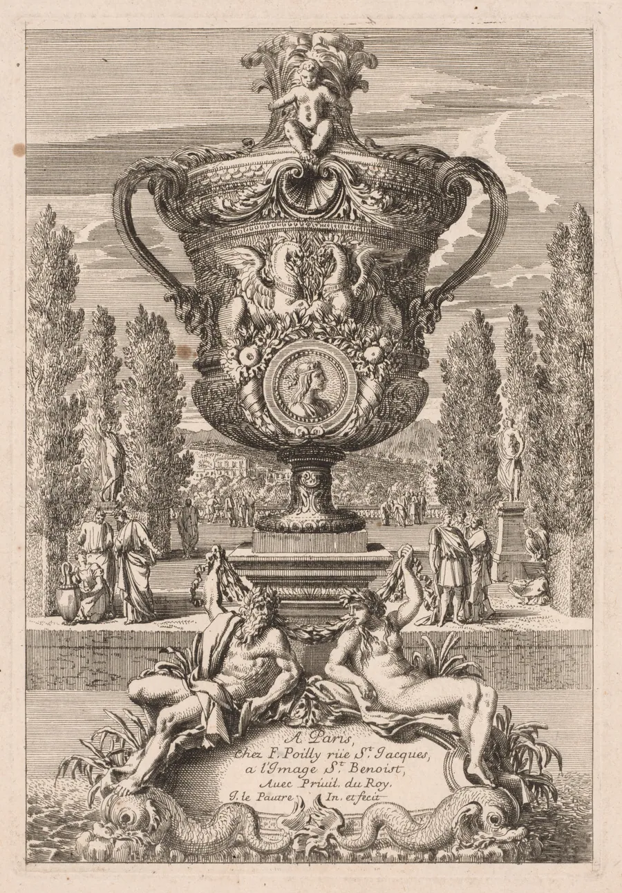 Decorative Urn by Jean Le Pautre