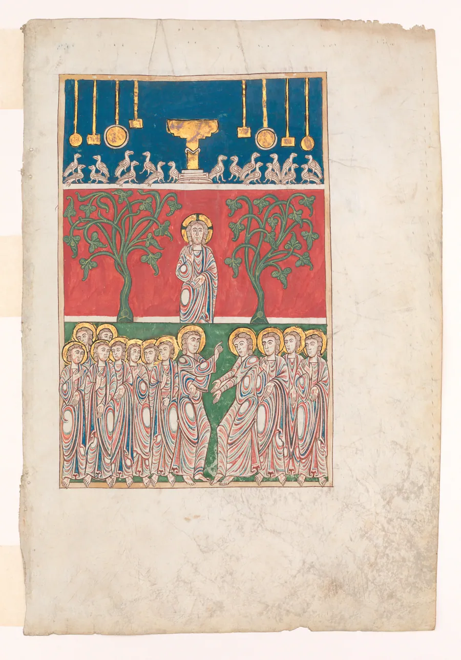 Leaf from a Beatus Manuscript: the Opening of the Fifth Seal