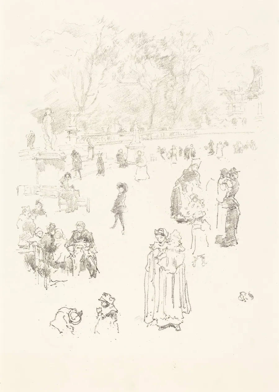Nursemaids: "Les Bonnes du Luxembourg" by James McNeill Whistler