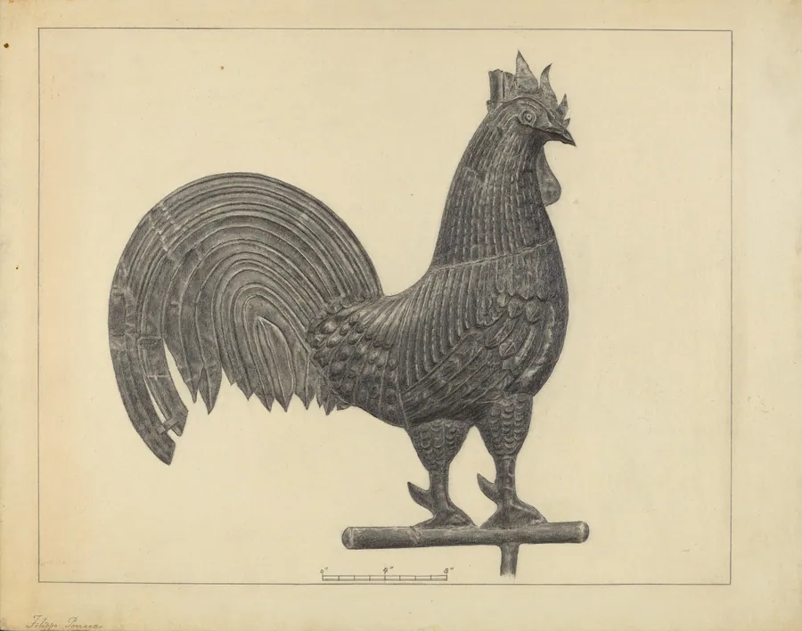 Weather Vane Finial by Filippo Porreca