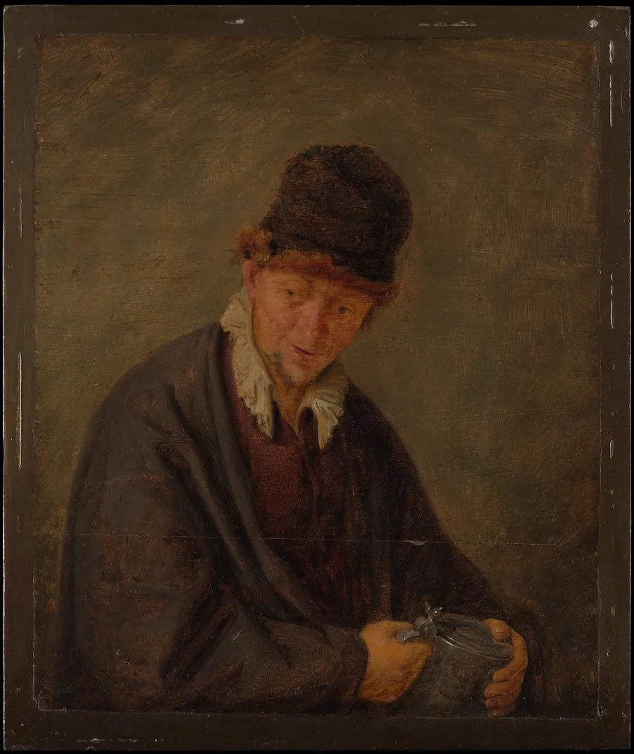 Man with a Tankard by Adriaen van Ostade