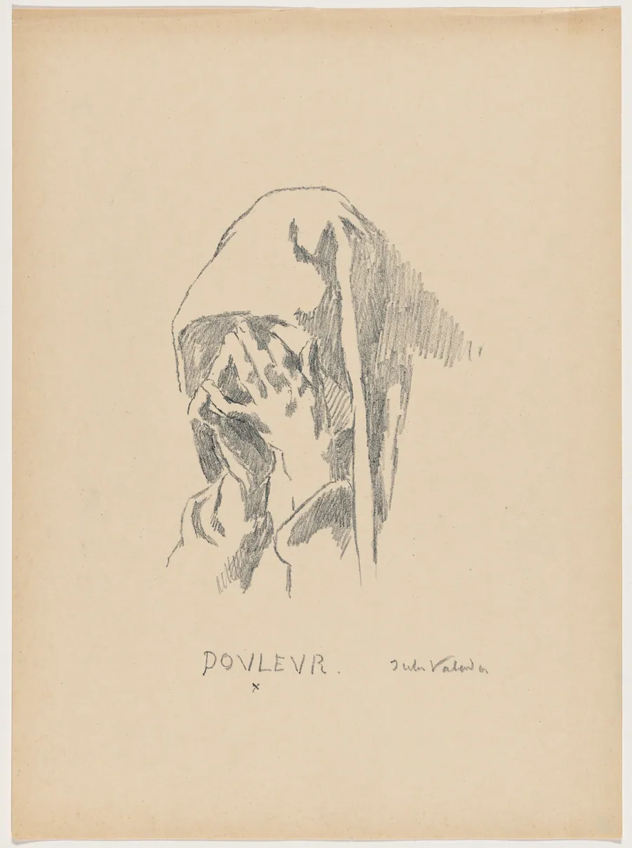 Douleur (Sorrow) by Jules Emmanuel Valadon