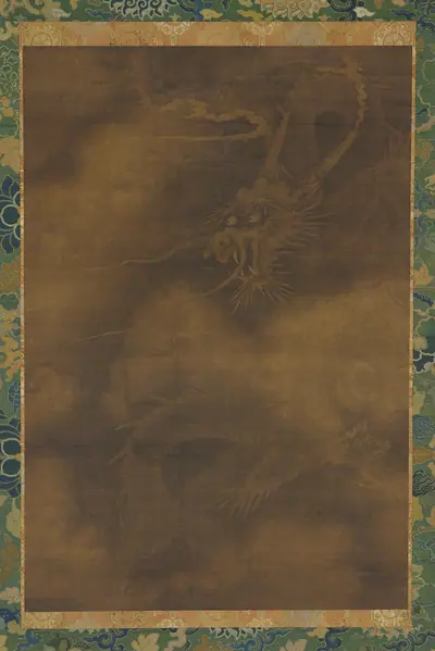 A dragon and clouds