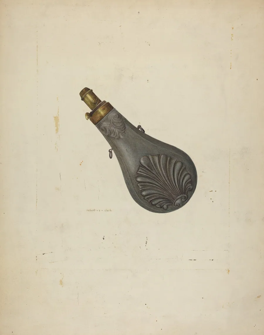 Powder Flask by Robert Clark