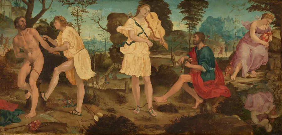 Apollo and Marsyas by Sienese 16th Century