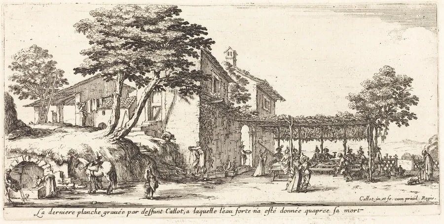 The Little Trellis by Jacques Callot