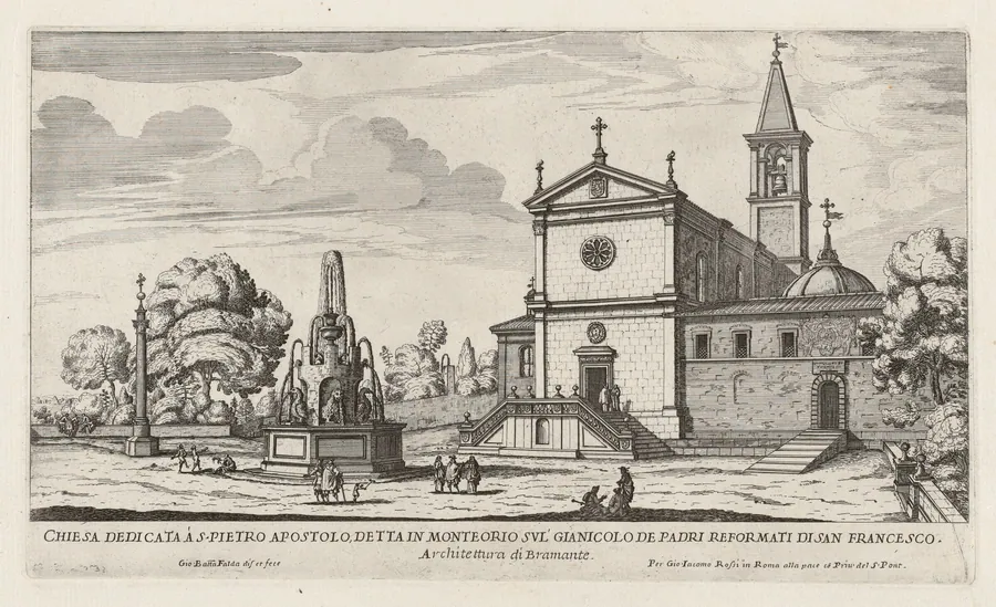 Chiesa dedicata à S. Pietro Apostolo (Church of San Pietro in Montorio) by Giovanni Battista Falda