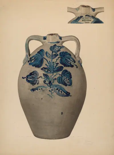 Stoneware Jar