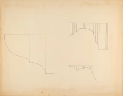 Knife and Spoon Box - Line Drawing