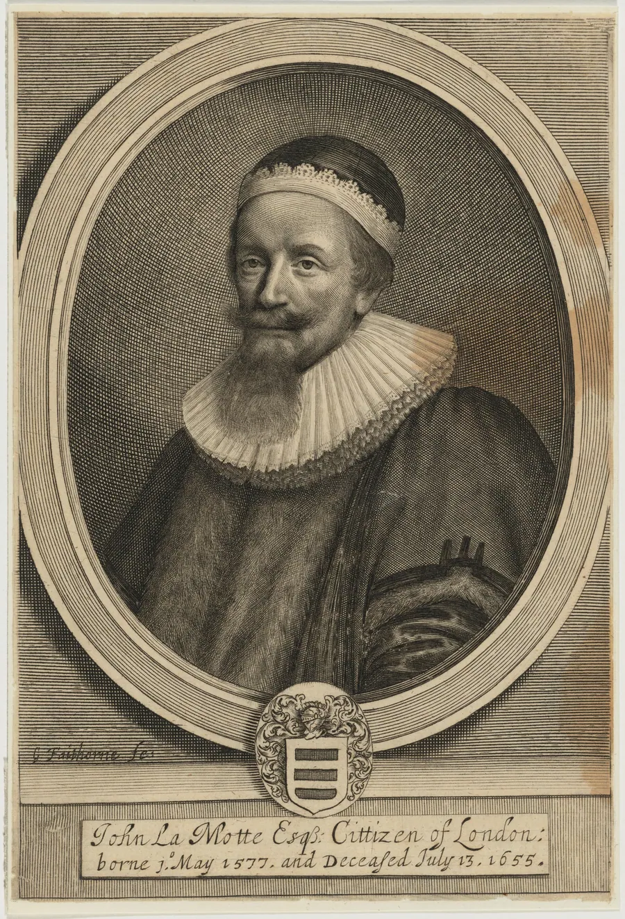 John La Motte by William Faithorne