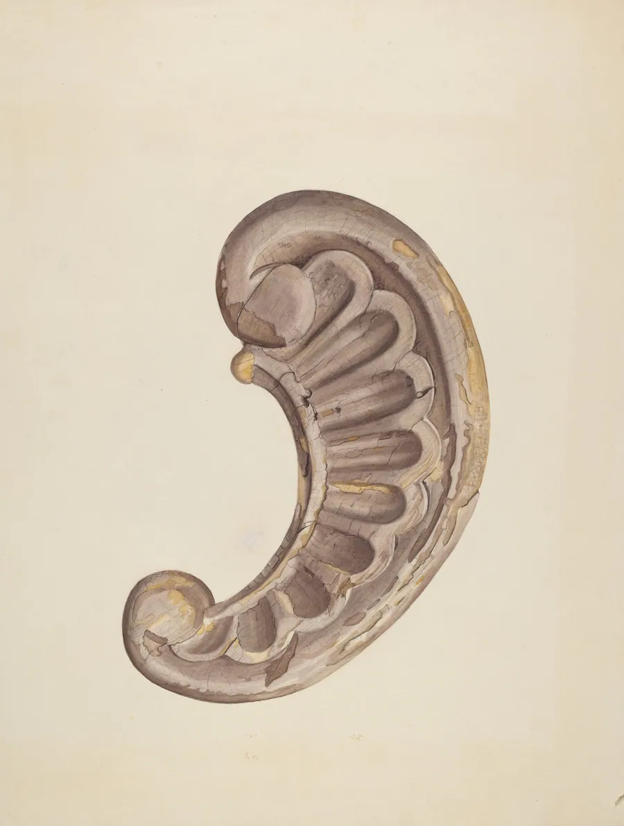 Wood Carving - Scroll by Harry King