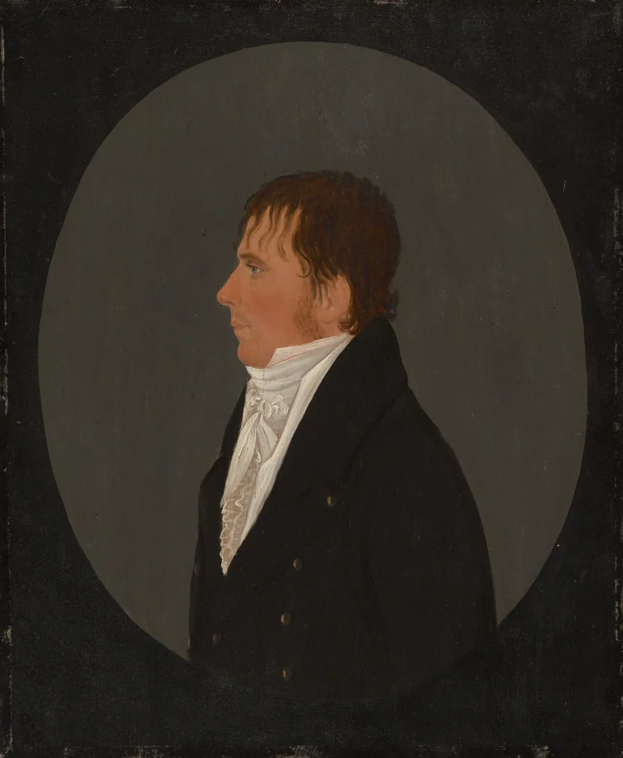 Profile Portrait of a Young Man by American 19th Century