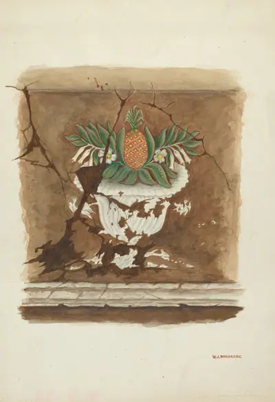 Wall Painting - Pineapple Motif