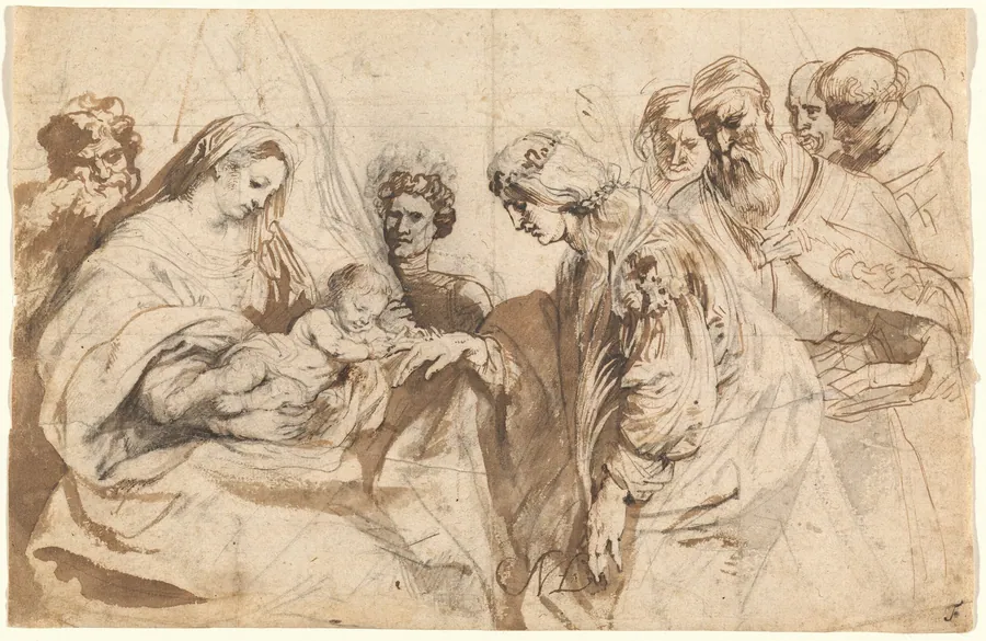 The Mystic Marriage of Saint Catherine by Sir Anthony van Dyck