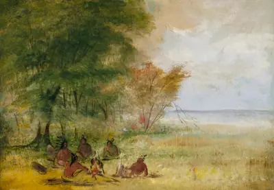 Sioux Indian Council, Chiefs in Profound Deliberation