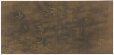 Dragon among clouds