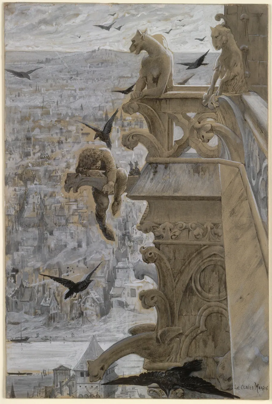 Notre-Dame de Paris by Luc-Olivier Merson