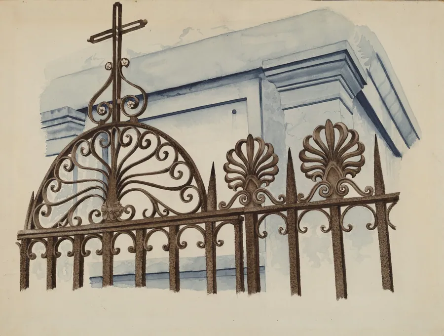 Cast and Wrought Iron Ornament by Ray Price