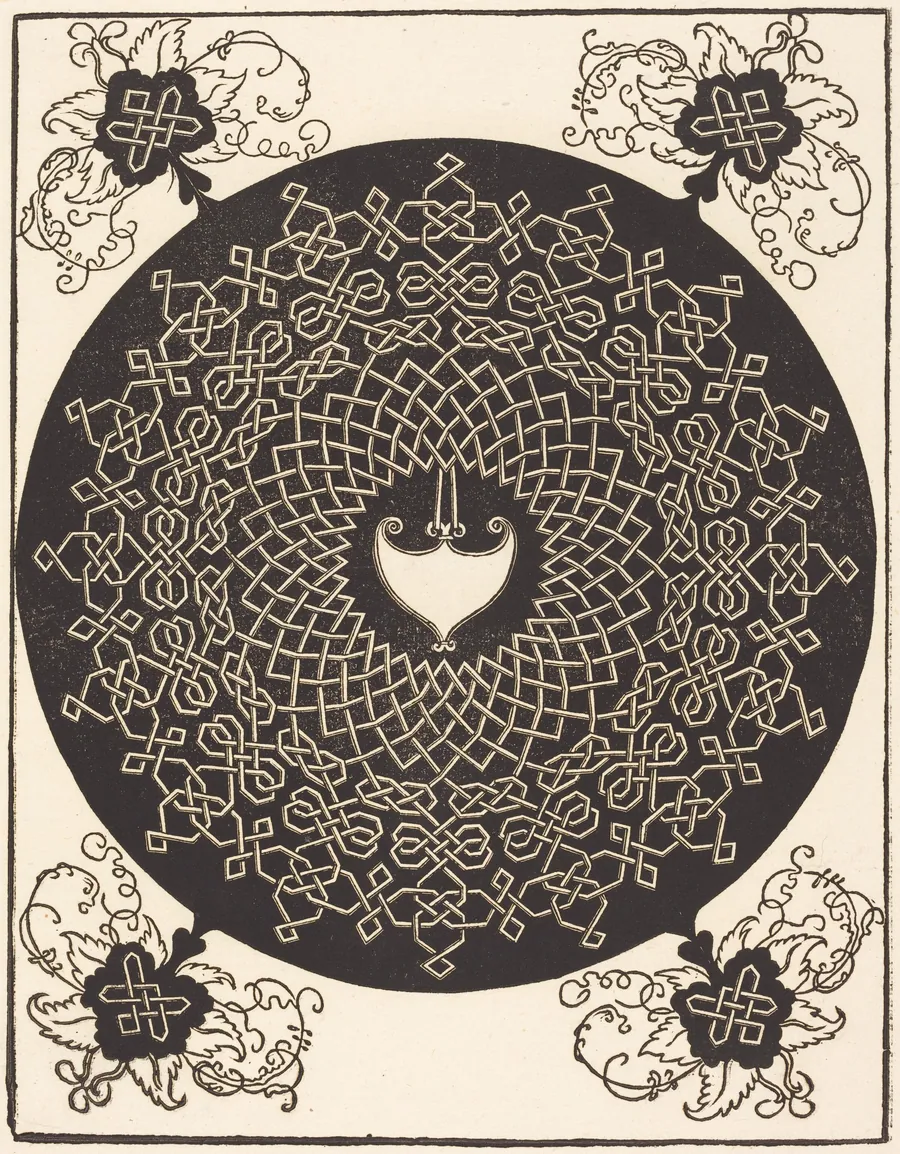 The First Knot (with a heart-shaped shield) by Albrecht Dürer