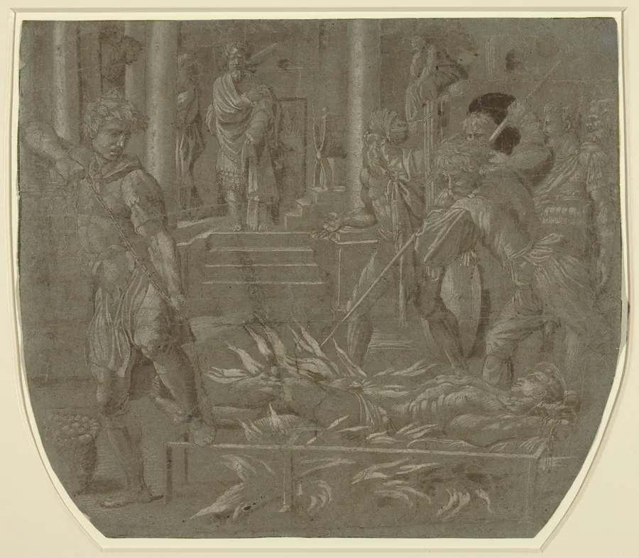 The Martyrdom of Saint Lawrence by Italian 16th Century