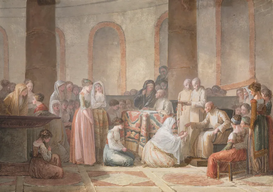 The Distribution of Rosaries by Jean-Baptiste Mallet