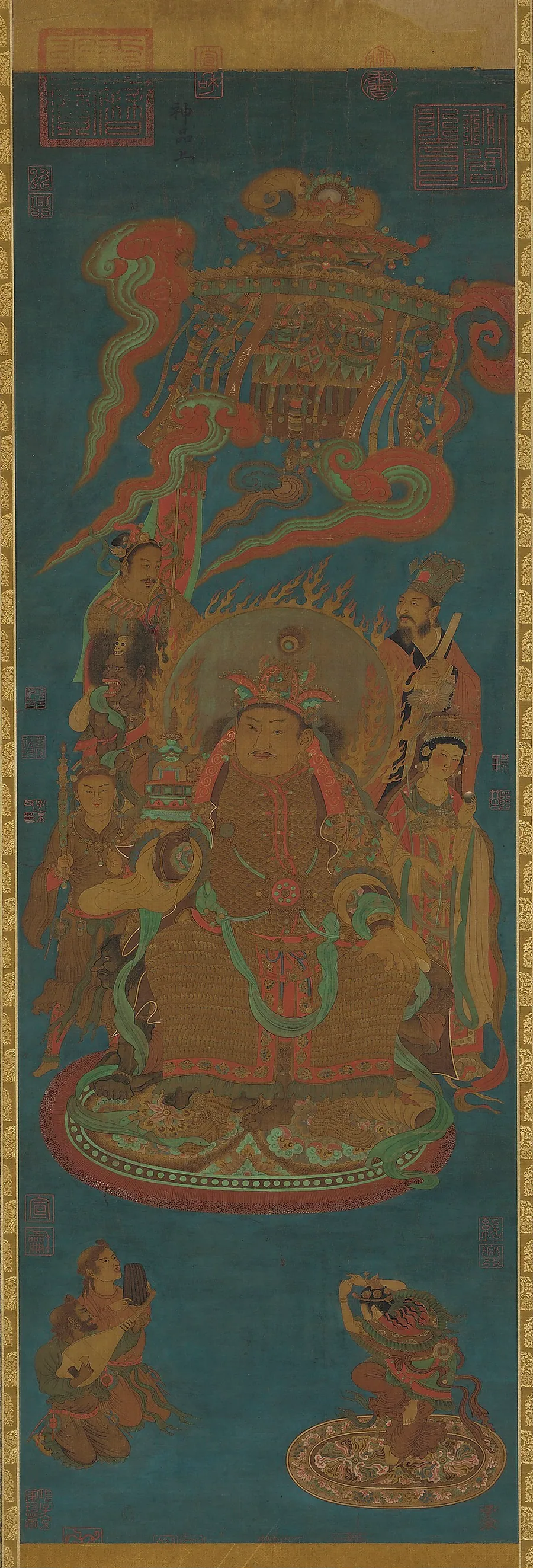 Vaisravana, Guardian King of the North by Traditionally attributed to Yuchi Yiseng (mid-7th–early 8th century)