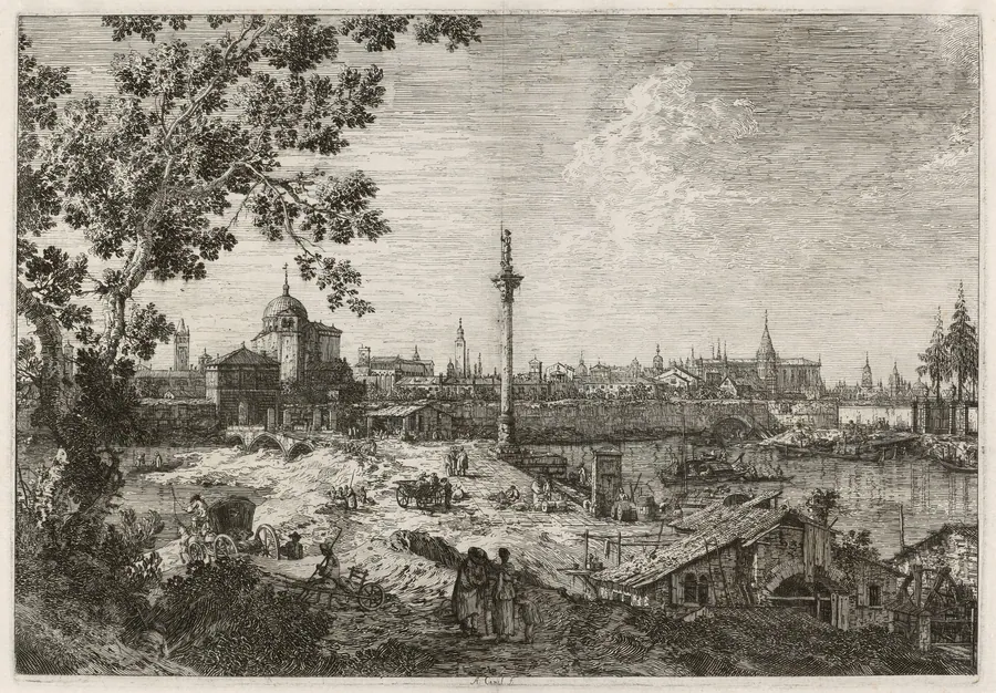 Imaginary View of Padua by Canaletto