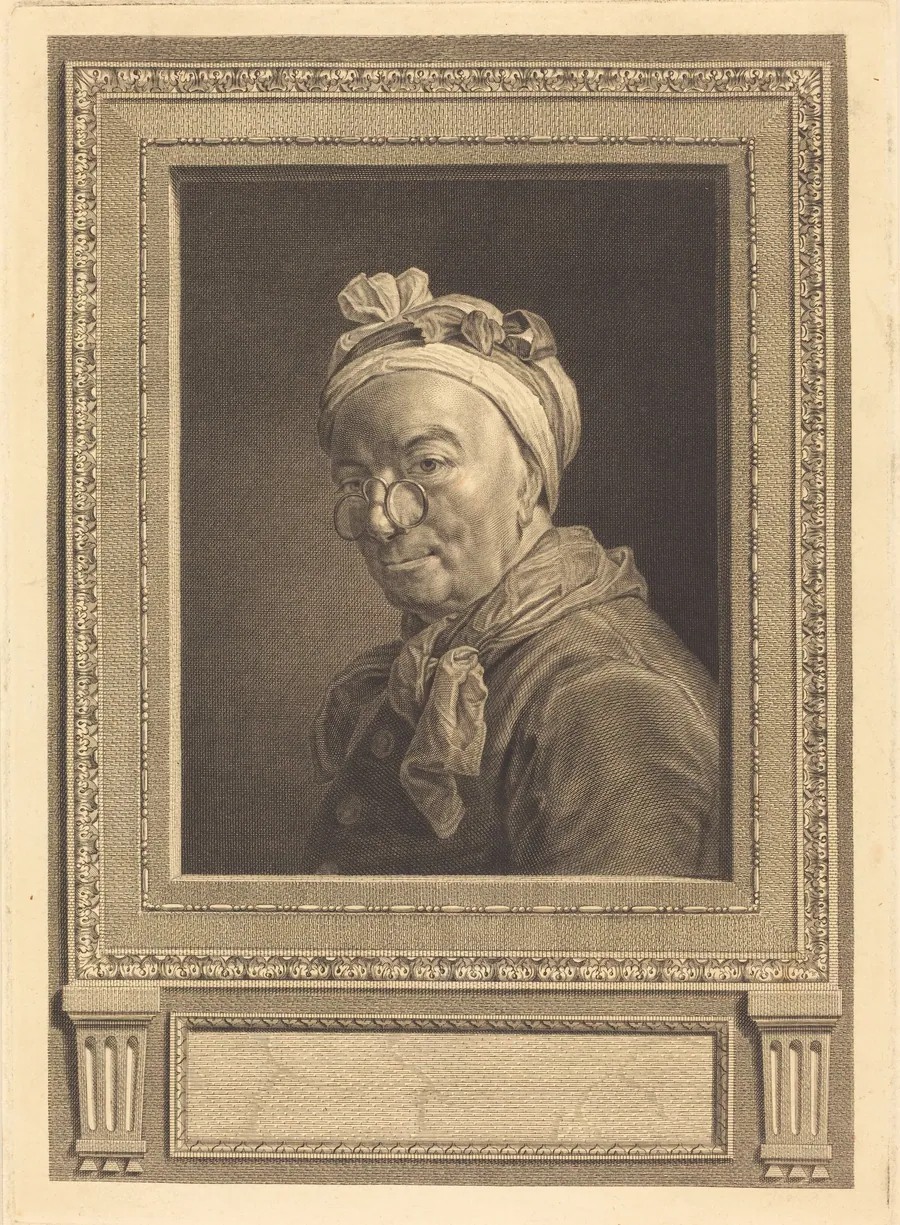 Jean Baptiste Simeon Chardin by Juste Chevillet