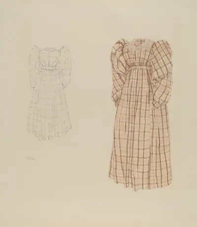 Plaid Morning Dress