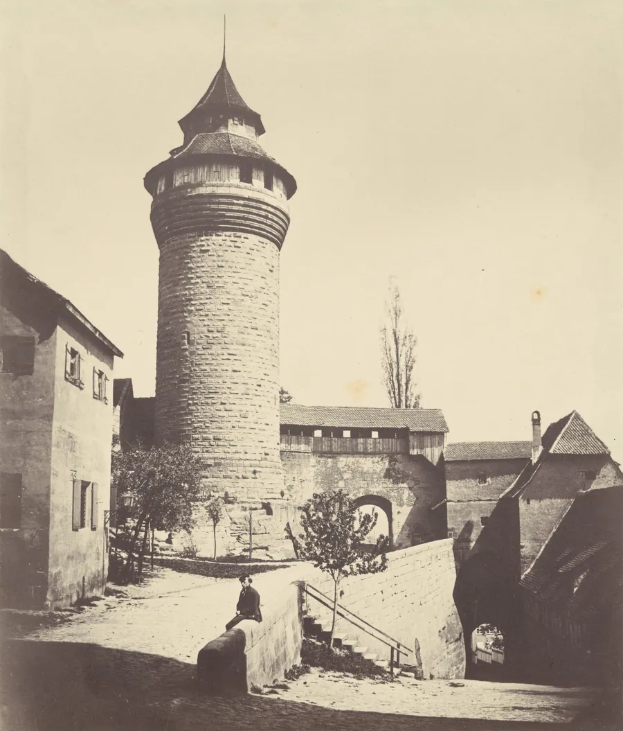 Der Runde Turm und der Festung in Nürnberg (The Round Tower and Fortress in Nuremberg) by Georg Schmidt
