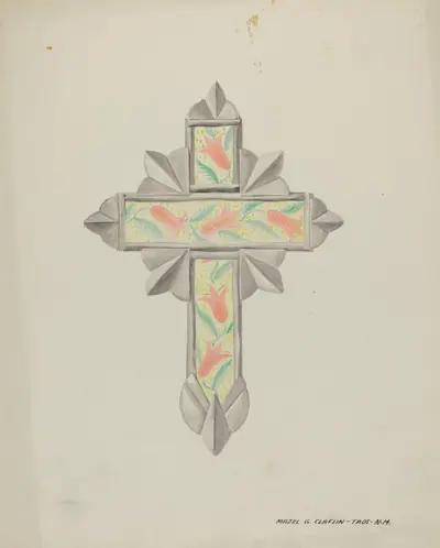Tin & Wall Paper Cross