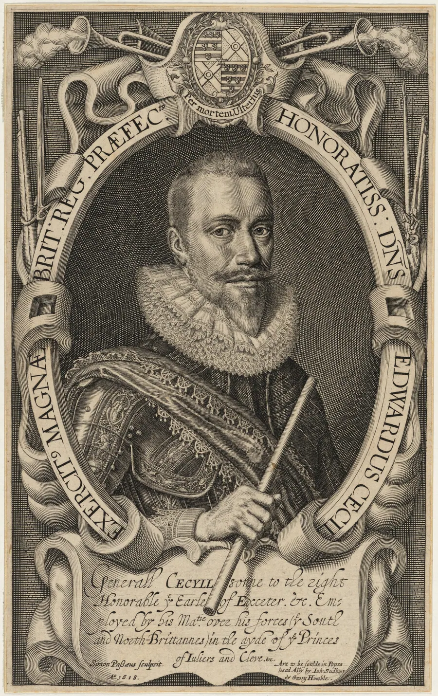 Edward Cecil, Viscount Wimbledon by Simon van de Passe
