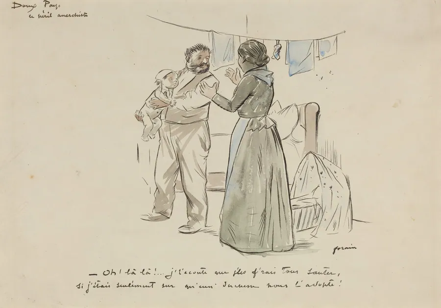 Le Peril Anarchiste by Jean-Louis Forain