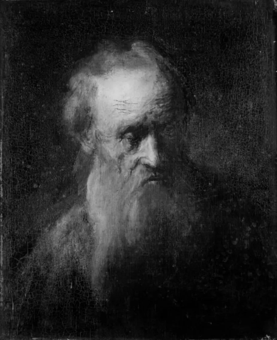 Mandshoved by Rembrandts skole
