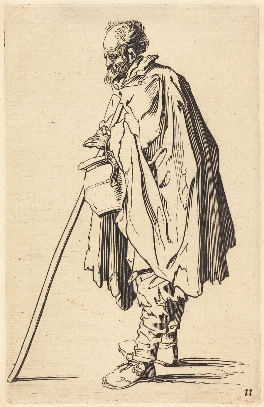 Beggar with Pot by French 17th Century