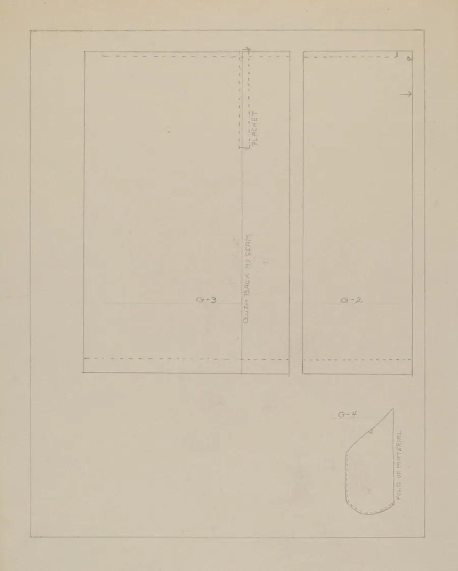 Pattern for a Dress by Bessie Forman