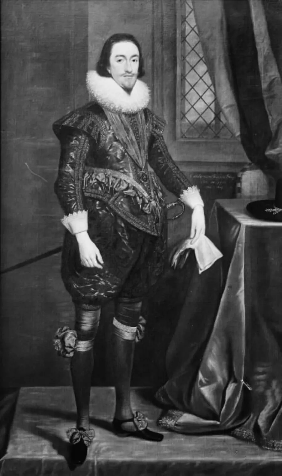 Charles I af England, som Prins af Wales by Daniël I Mijtens