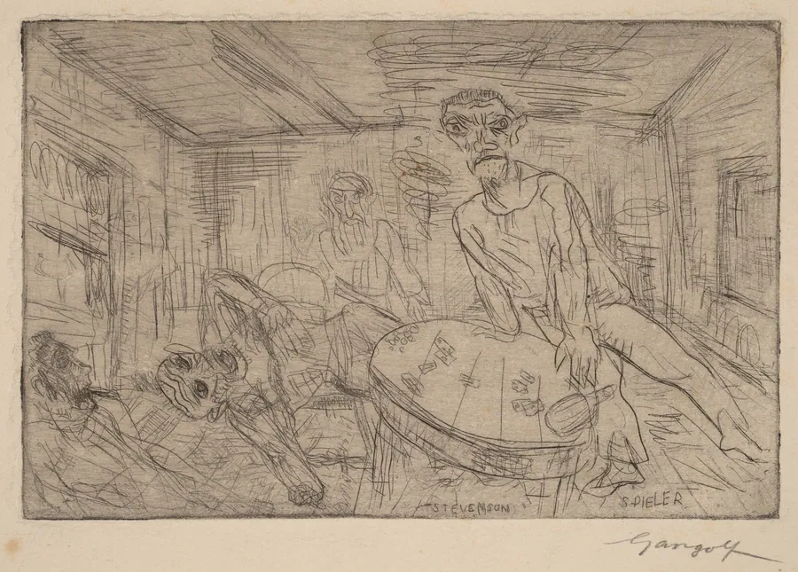 Spieler (Stevenson) [Gambler (Stevenson)] by Paul Gangolf