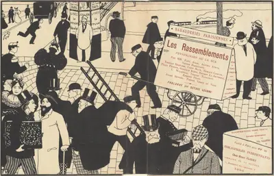 Book jacket for "Les Rassemblements"
