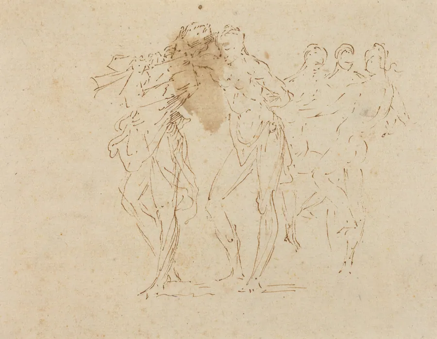 Musician and Dancing Figures by Donato Creti